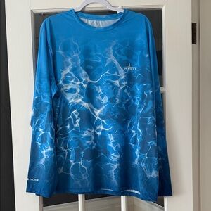 Habit Blue Long Sleeve Shirt with solar factor